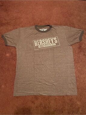 Savvy Hershey's Milk Chocolate Brown Ringer T-Shirt